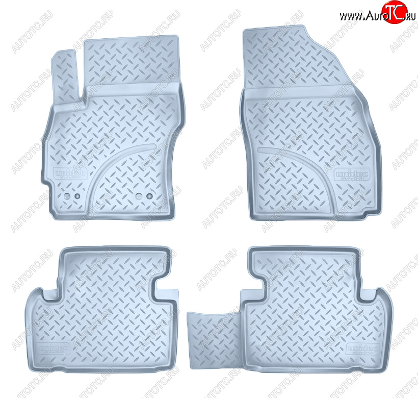 3 199 р. Коврики салона Norplast Unidec  Mazda 5 (2010-2015) (Цвет: серый)  с доставкой в г. Майкоп
