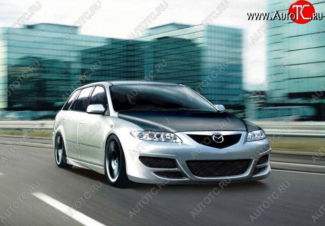 28 999 р. Передний бампер МК1 Mazda 6 GG седан дорестайлинг (2002-2005)  с доставкой в г. Майкоп