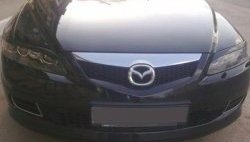 1 649 р. Реснички на фары CT Mazda 6 GG седан дорестайлинг (2002-2005) (Неокрашенные)  с доставкой в г. Майкоп. Увеличить фотографию 2