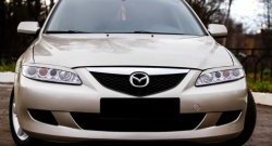 Реснички RA на фары Mazda 6 ( GG,  GG, GY) (2002-2008) лифтбэк дорестайлинг, седан дорестайлинг, универсал дорестайлинг, лифтбэк рестайлинг, седан рестайлинг, универсал рестайлинг