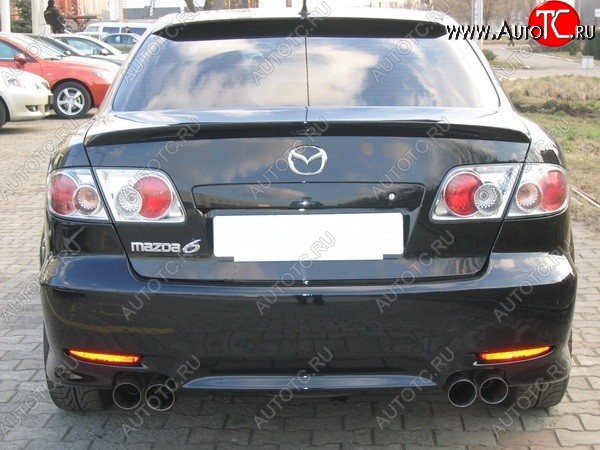 4 149 р. Лип спойлер ATH Mazda 6 GG седан дорестайлинг (2002-2005) (Неокрашенный)  с доставкой в г. Майкоп