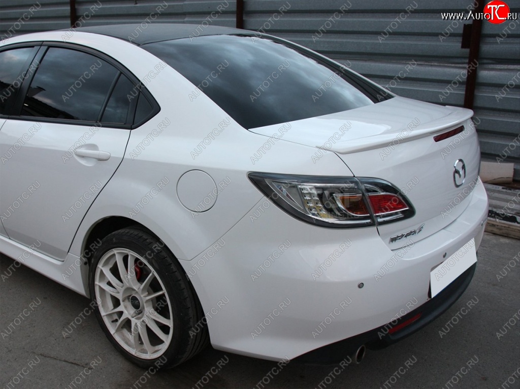 3 849 р. Лип спойлер AUTOEXE Mazda 6 GG седан дорестайлинг (2002-2005) (Неокрашенный)  с доставкой в г. Майкоп