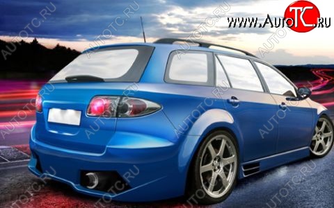 25 899 р. Задний бампер Golardo Mazda 6 GG, GY универсал дорестайлинг (2002-2005)  с доставкой в г. Майкоп