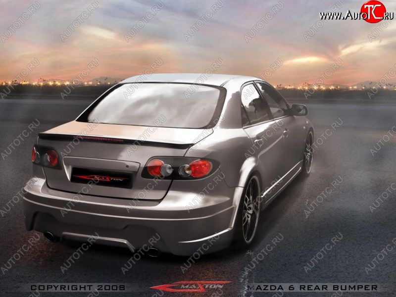 36 399 р. Задний бампер Maxton Mazda 6 GG седан дорестайлинг (2002-2005)  с доставкой в г. Майкоп