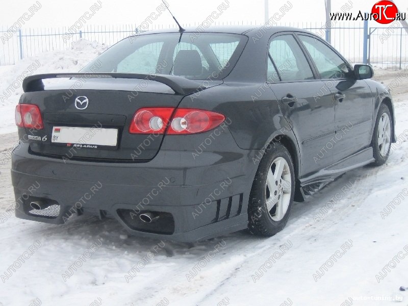 7 599 р. Задний бампер ST Mazda 6 GG седан дорестайлинг (2002-2005)  с доставкой в г. Майкоп
