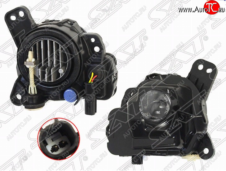 2 159 р. Левая противотуманная фара SAT (LED) Mazda 6 GJ дорестайлинг седан (2012-2015)  с доставкой в г. Майкоп