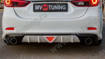 2 499 р. Стоп сигнал LED F1 Mazda 6 GJ 1-ый рестайлинг седан (2015-2018) (Белый)  с доставкой в г. Майкоп. Увеличить фотографию 2