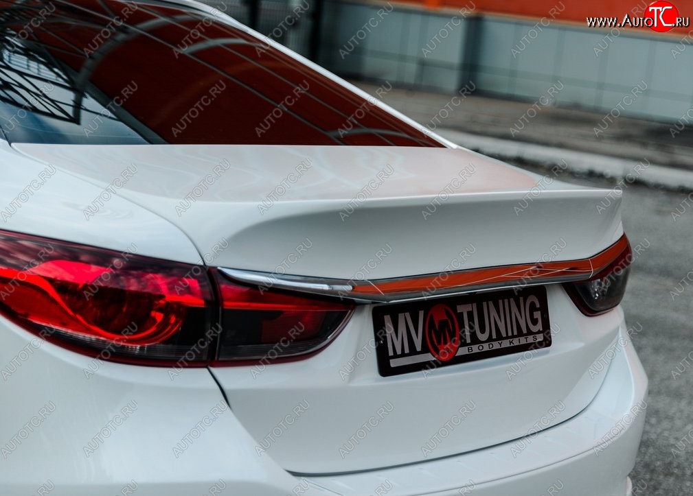 29 899 р. Крышка багажника Tuning-Sport v1 Mazda 6 GJ 1-ый рестайлинг седан (2015-2018) (Неокрашенная)  с доставкой в г. Майкоп