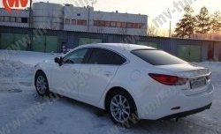 4 999 р. Козырёк на заднее стекло Boomer Design  Mazda 6  GJ (2012-2018) дорестайлинг седан, 1-ый рестайлинг седан (Неокрашенный)  с доставкой в г. Майкоп. Увеличить фотографию 5