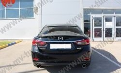 4 299 р. Козырёк на заднее стекло Sport Mazda 6 GJ 1-ый рестайлинг седан (2015-2018) (Неокрашенный)  с доставкой в г. Майкоп. Увеличить фотографию 8