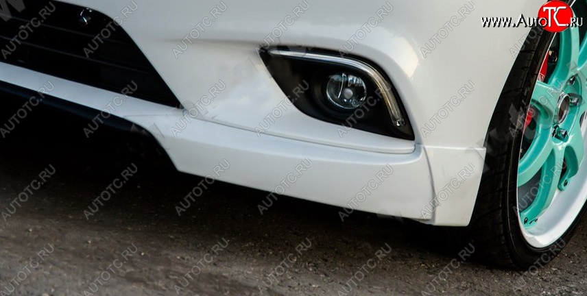6 899 р. Клыки на передний бампер Sport Mazda 6 GJ дорестайлинг седан (2012-2015) (Неокрашенная)  с доставкой в г. Майкоп