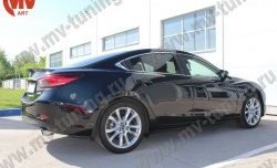 5 199 р. Лип спойлер Boomer Design Mazda 6 GJ 1-ый рестайлинг седан (2015-2018) (Неокрашенный)  с доставкой в г. Майкоп. Увеличить фотографию 2