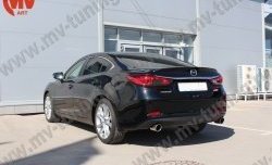 5 199 р. Лип спойлер Boomer Design Mazda 6 GJ 1-ый рестайлинг седан (2015-2018) (Неокрашенный)  с доставкой в г. Майкоп. Увеличить фотографию 3