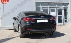 5 199 р. Лип спойлер Boomer Design Mazda 6 GJ 1-ый рестайлинг седан (2015-2018) (Неокрашенный)  с доставкой в г. Майкоп. Увеличить фотографию 5