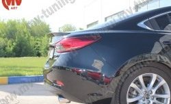 5 199 р. Лип спойлер Boomer Design Mazda 6 GJ 1-ый рестайлинг седан (2015-2018) (Неокрашенный)  с доставкой в г. Майкоп. Увеличить фотографию 6
