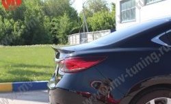 5 199 р. Лип спойлер Boomer Design Mazda 6 GJ 1-ый рестайлинг седан (2015-2018) (Неокрашенный)  с доставкой в г. Майкоп. Увеличить фотографию 8