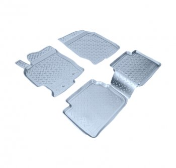 Коврики салона Norplast Unidec Mazda 6  GH (2007-2012) дорестайлинг лифтбэк, дорестайлинг седан, дорестайлинг универсал, рестайлинг лифтбэк, рестайлинг седан, рестайлинг универсал (Цвет: серый)