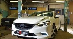 47 899 р. Капот пластиковый (с прорезаными жабрами) SkyActivSport MV-Tuning Mazda 6 GJ 2-ой рестайлинг универсал (2018-2025) (Неокрашенный)  с доставкой в г. Майкоп. Увеличить фотографию 8