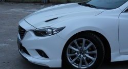47 899 р. Капот пластиковый (с прорезаными жабрами) SkyActivSport MV-Tuning Mazda 6 GJ 2-ой рестайлинг универсал (2018-2025) (Неокрашенный)  с доставкой в г. Майкоп. Увеличить фотографию 9