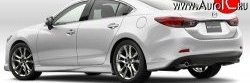 5 499 р. Накладки на задний бампер SkyActivSport  Mazda 6  GJ (2012-2015) дорестайлинг седан (Неокрашенная)  с доставкой в г. Майкоп. Увеличить фотографию 5