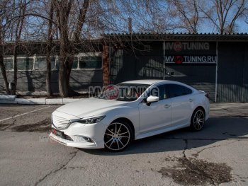 7 899 р. Решетка радиатора (Supreme с пакетом Plus и Executive, Grand Touring) MV tuning Mazda 6 GJ 1 рестайлинг универсал (2015-2018) (Неокрашенная)  с доставкой в г. Майкоп. Увеличить фотографию 3