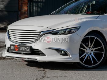 7 899 р. Решетка радиатора (Supreme с пакетом Plus и Executive, Grand Touring) MV tuning Mazda 6 GJ 1 рестайлинг универсал (2015-2018) (Неокрашенная)  с доставкой в г. Майкоп. Увеличить фотографию 7