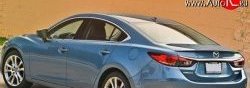 2 699 р. Лип спойлер M-VRS Mazda 6 GJ 1-ый рестайлинг седан (2015-2018) (Неокрашенный)  с доставкой в г. Майкоп. Увеличить фотографию 2