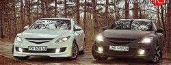 4 999 р. Решётка радиатора Sport Mazda 6 GH дорестайлинг седан (2007-2010) (Неокрашенная)  с доставкой в г. Майкоп. Увеличить фотографию 2