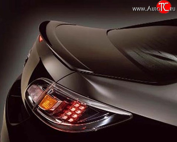 3 899 р. Лип спойлер M-VRS Mazda 6 GH дорестайлинг седан (2007-2010) (Неокрашенный)  с доставкой в г. Майкоп