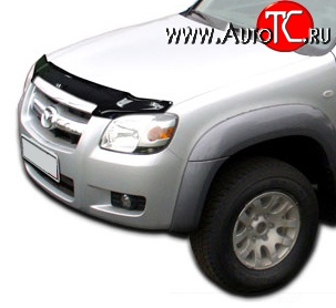 4 599 р. Дефлектор капота NovLine Mazda BT-50 (2006-2011)  с доставкой в г. Майкоп