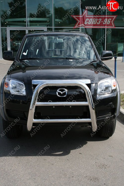 16 379 р. Защита переднего бампера Souz-96 (d76) Mazda BT-50 (2006-2011)  с доставкой в г. Майкоп