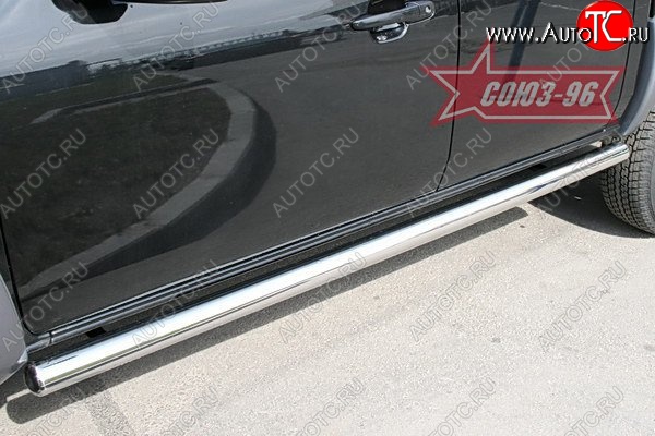 14 309 р. Защита порогов Souz-96 (d76) Mazda BT-50 (2006-2011)  с доставкой в г. Майкоп