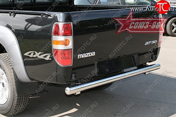 10 619 р. Защита заднего бампера Souz-96 (d76) Mazda BT-50 (2006-2011)  с доставкой в г. Майкоп