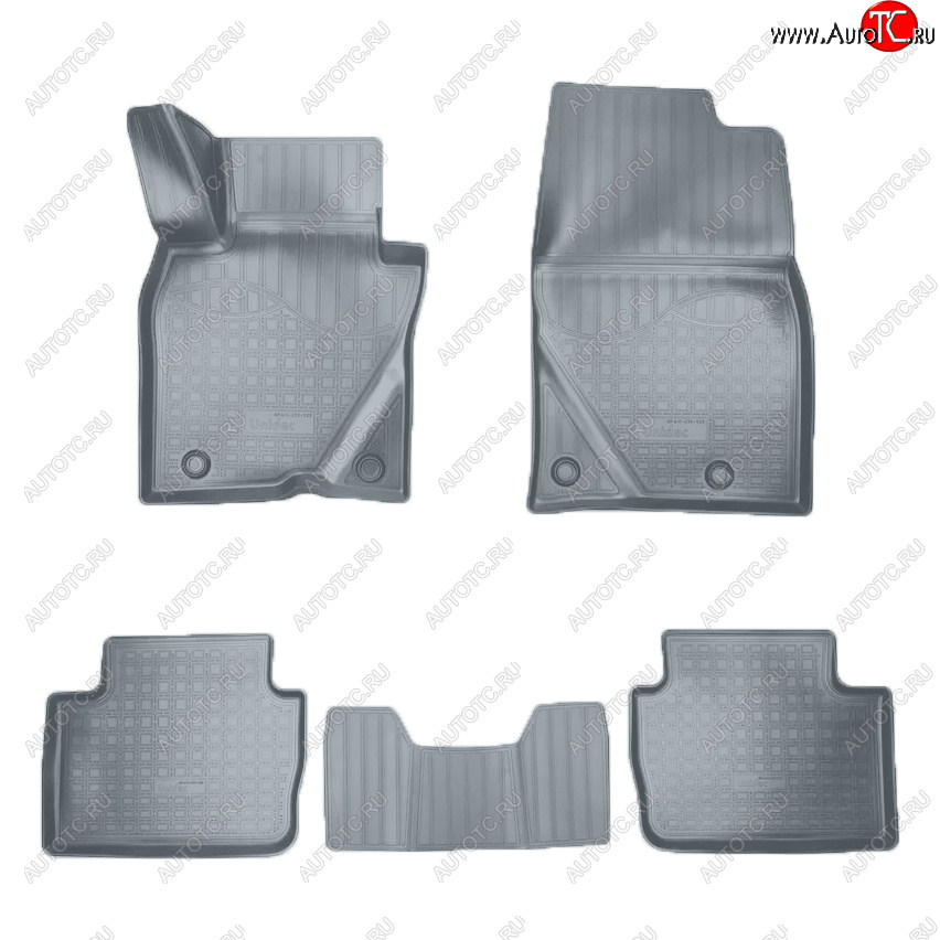 3 199 р. Коврики салона Norplast Mazda CX-30 1 DM (2019-2025) (Цвет: серый)  с доставкой в г. Майкоп