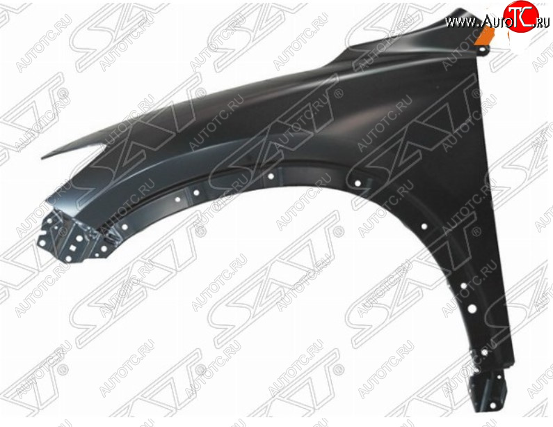 4 199 р. Левое переднее крыло SAT Mazda CX-5 KE дорестайлинг (2011-2014) (Неокрашенное)  с доставкой в г. Майкоп