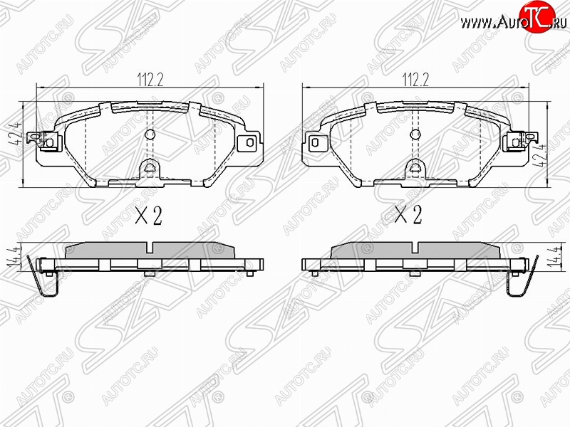 859 р. Колодки тормозные задние SAT Mazda CX-5 KE рестайлинг (2015-2017) с доставкой в г. Майкоп Увеличить фотографию 1 859 р. Колодки тормозные задние SAT Mazda CX-5 KE рестайлинг (2015-2017) с доставкой в г. Майкоп
