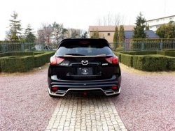 23 749 р. Накладка на задний бампер ROWEN Mazda CX-5 KE дорестайлинг (2011-2014) (Неокрашенная)  с доставкой в г. Майкоп. Увеличить фотографию 2