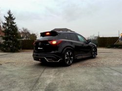 23 749 р. Накладка на задний бампер ROWEN Mazda CX-5 KE дорестайлинг (2011-2014) (Неокрашенная)  с доставкой в г. Майкоп. Увеличить фотографию 3