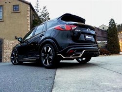 23 749 р. Накладка на задний бампер ROWEN Mazda CX-5 KE дорестайлинг (2011-2014) (Неокрашенная)  с доставкой в г. Майкоп. Увеличить фотографию 4