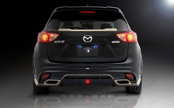 23 749 р. Накладка на задний бампер ROWEN Mazda CX-5 KE дорестайлинг (2011-2014) (Неокрашенная)  с доставкой в г. Майкоп. Увеличить фотографию 5