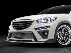 11 299 р. Решетка радиатора BELTA Mazda CX-5 KE дорестайлинг (2011-2014) (Неокрашенная)  с доставкой в г. Майкоп. Увеличить фотографию 2