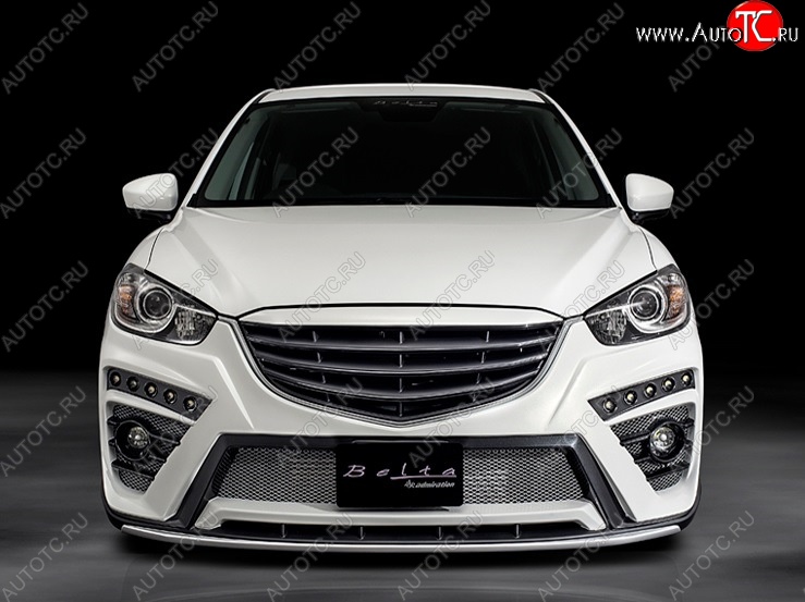 11 299 р. Решетка радиатора BELTA Mazda CX-5 KE дорестайлинг (2011-2014) (Неокрашенная)  с доставкой в г. Майкоп