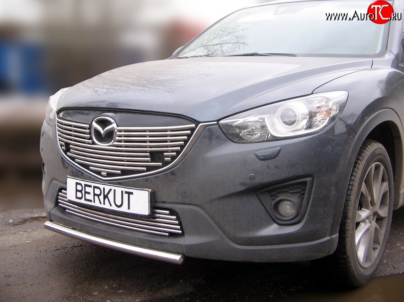 9 399 р. Декоративная вставка решетки радиатора Berkut Mazda CX-5 KE рестайлинг (2015-2017)  с доставкой в г. Майкоп