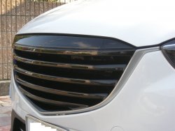 11 299 р. Решетка радиатора TOPLINE Mazda CX-5 KE дорестайлинг (2011-2014) (Неокрашенная)  с доставкой в г. Майкоп. Увеличить фотографию 3