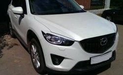 1 399 р. Реснички на фары CT v2 Mazda CX-5 KE рестайлинг (2015-2017) (Неокрашенные)  с доставкой в г. Майкоп. Увеличить фотографию 3