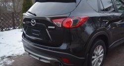 5 699 р. Лип спойлер CT Mazda CX-5 KE дорестайлинг (2011-2014) (Неокрашенный)  с доставкой в г. Майкоп. Увеличить фотографию 6