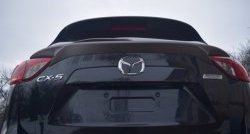 5 699 р. Лип спойлер CT Mazda CX-5 KE дорестайлинг (2011-2014) (Неокрашенный)  с доставкой в г. Майкоп. Увеличить фотографию 7