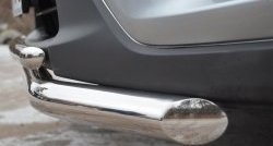 16 849 р. Защита переднего бампера (2 трубыØ63 и 42 мм, нержавейка) SLITKOFF  Mazda CX-5  KE (2011-2017) дорестайлинг, рестайлинг  с доставкой в г. Майкоп. Увеличить фотографию 3