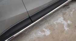 70 999 р. Защита порогов из круглой трубы диаметром 63 мм Russtal Mazda CX-5 KE рестайлинг (2015-2017) (Защита порогов с со скосами на торцах (вариант 1))  с доставкой в г. Майкоп. Увеличить фотографию 6