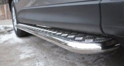 24 649 р. Широкая защита порогов SLITKOFF  Mazda CX-5  KE (2011-2017) дорестайлинг, рестайлинг  с доставкой в г. Майкоп. Увеличить фотографию 3